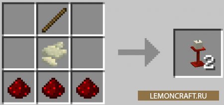 Мод на украшение интерьера ATLCraft Candles [1.12.2] [1.10.2]